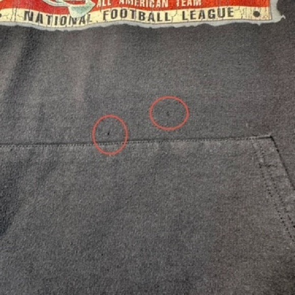 Atlanta Falcons Black Hoodie Sweatshirt Unisex Medium NFC South NFL Football VTG - Picture 5 of 11